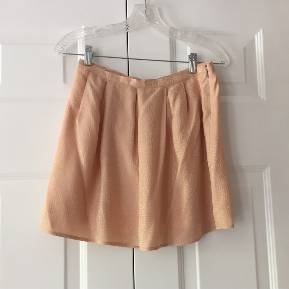 Madewell peach skirt, size 2.